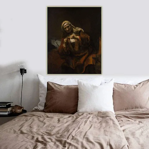Miniatura 17 de Rembrandt - Kit de pintura de diamantes para adultos, 5D con taladro redondo completo, kit de pintura de diamantes para decoración del hogar