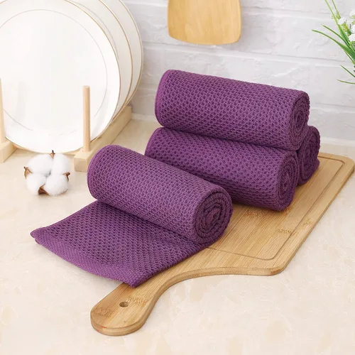 Miniatura 440 de Kitinjoy - Paños de cocina de 100 % algodón, tela de tejido gofrado, paño de limpieza ultrasuave, absorbente y de secado rápido. Beige
