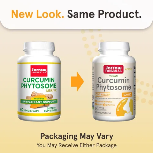Miniatura 2 de Jarrow Formulas Fitosoma de curcumina 500 mg - 60 cápsulas vegetales - Formulado con Meriva - Soporte antioxidante - Sistema de entrega de absorción