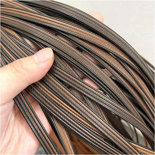 Miniatura 11 de Kit de reparación de ratán de plástico para muebles de mimbre 17.64 oz (196.9 ft) material de reparación de ratán sintético para cesta de mesa