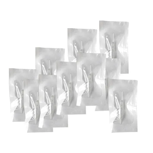 Miniatura 5 de Cartuchos de pigmento desechables Aguja de tatuaje sombreado tapas de punta 1R/3R/7F para máquina de maquillaje permanente Juego de bolígrafos