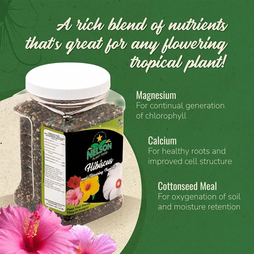 Miniatura 3 de Nelson Plant Food - Fertilizante NutriStar Hibiscus - Alimento para plantas de interior y exterior - Fertilizante de hibisco tropical para todas