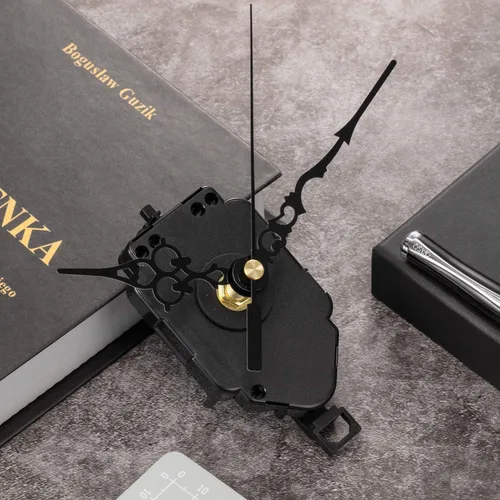 Miniatura 4 de Hicarer Kit de movimiento de reloj de cuarzo para bricolaje, péndulo de mecanismo de movimiento de reloj de repuesto