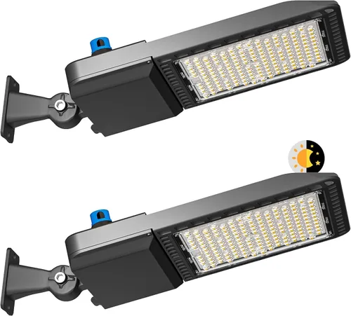 Miniatura 12 de Luces LED de estacionamiento de 240 W (240 x 1 W) para exteriores, 60000LM (250 Lm/W) 5000 K, luces LED comerciales de 6 KV SPD IP65, luz de poste