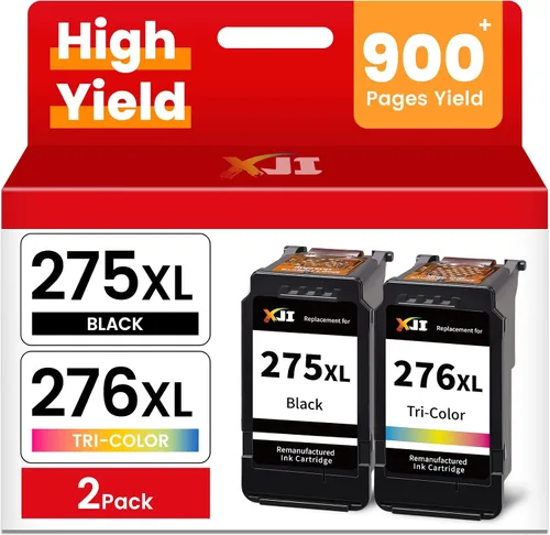 Miniatura 8 de XJI Cartuchos de tinta compatibles con 275 XL para Canon PG-275XL 275 negro (paquete de 2), para impresora Pixma TS3520 TS3522 TS3720 TS3722 TR4720