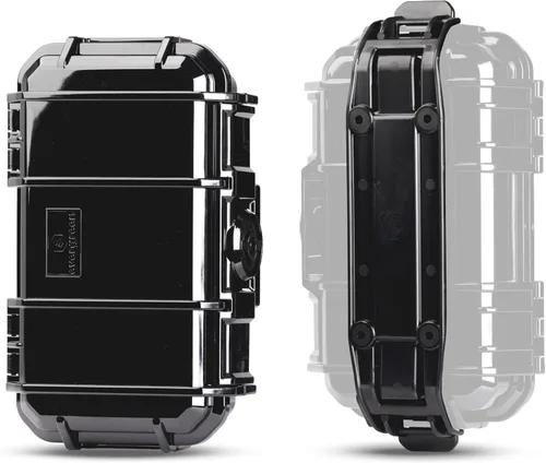 Miniatura 18 de Evergreen 56 ToughBox - Caja Protectora EDC Dry Box fabricada en Estados Unidos para la organización de cámaras, teléfonos, camping, pesca, Negro
