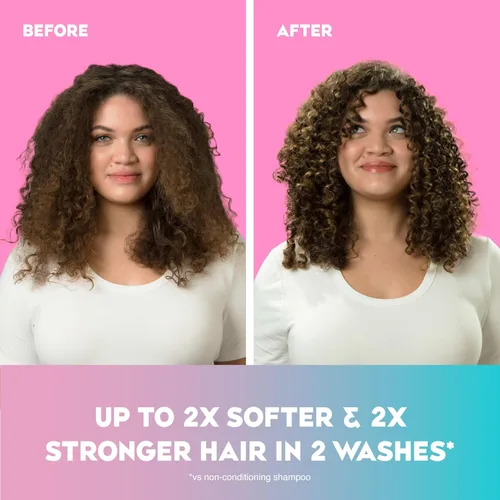 Miniatura 7 de OGX Acondicionador extra fuerte para hidratar y reparar + aceite de argán de Marruecos para cabello seco y dañado, aceite de argán prensado en frío