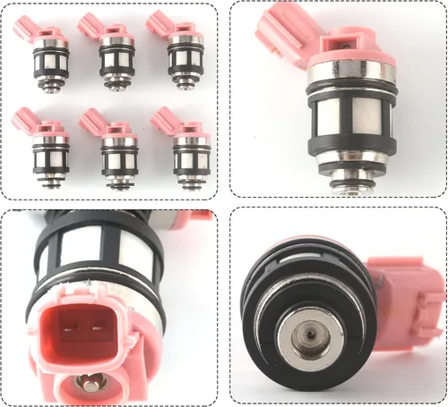 Miniatura 2 de 166001800 Inyectores de combustible Compatibles con Nissan Frontier Pathfinder Xterra/para Infiniti QX4 / para Mercury Villager 3.0L 3.3L 1996 1997