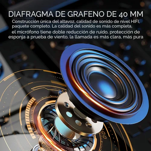 Miniatura 3 de Auriculares Bluetooth para casco de motocicleta, intercomunicador de 2 vías, 550 yardas, sonido HIFI, cancelación de ruido, compartir música, 1000