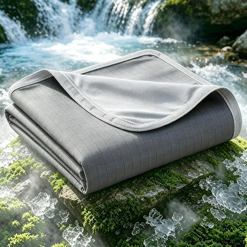 Miniatura 16 de EMME Mantas refrescantes transpirables para personas que duermen con calor, manta de verano tamaño individual de 60 x 80 pulgadas para cama, manta