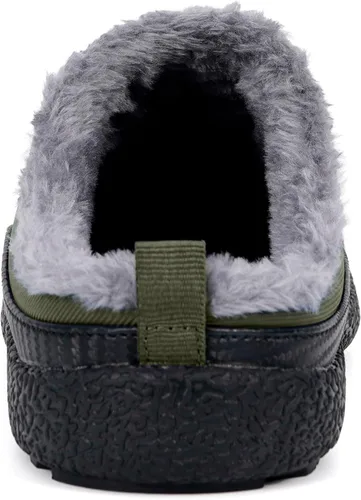 Miniatura 3 de Eagsouni - Pantuflas de casa para hombre con forro de piel para invierno