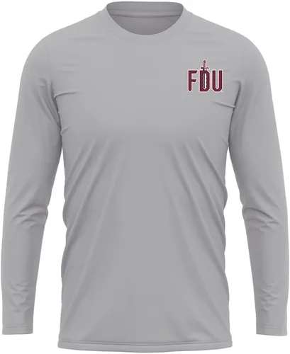 Miniatura 208 de Camisa deportiva de manga larga oficial de la NCAA Collegiate para hombre, con logotipo en el pecho izquierdo, colección Athletic Heather