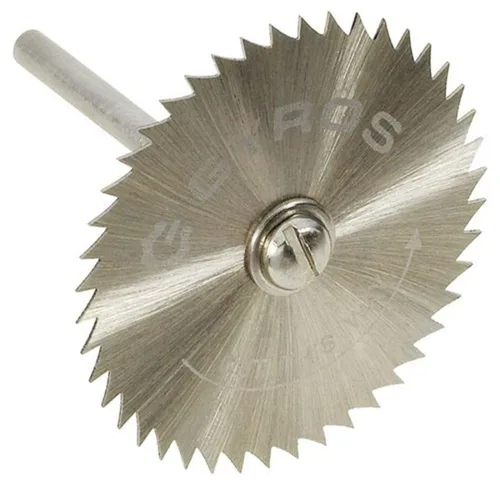 Miniatura 12 de Gyros Mini hoja de sierra circular, dientes gruesos de 1 ½ pulgadas de diámetro con 44 dientes por pulgada rápido para cortar plástico, maderas