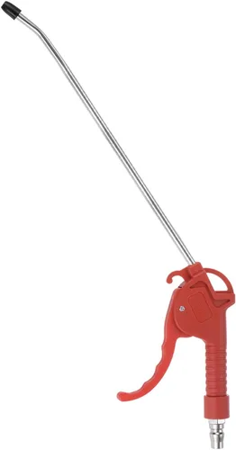 Miniatura 9 de HARFINGTON Pistola de soplado de aire de acero inoxidable de alta presión con boquilla angular de 4 pulgadas de largo, mango de 5.906 in para Rojo