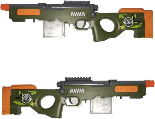 Miniatura 7 de AGM MASTECH AWM - Juego de lanzador de conchas, 40 dardos de espuma oficiales, 12 conchas, 2 cargadores. Juego divertido para niños y niñas, niños