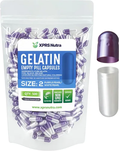 Miniatura 28 de XPRS Nutra Cápsulas vacías de tamaño 2 – 100 cápsulas vacías de gelatina – Pastillas de relleno de cápsulas de bricolaje – Cápsulas de gel de Multi