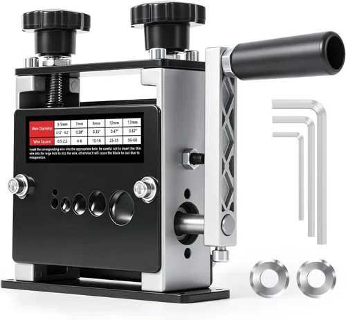 Máquina peladora de cables, herramienta manual de alta resistencia para recuperación de cobre de chatarra, pelador de cables de varios agujeros para
