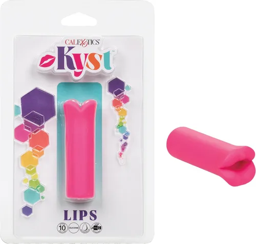 Miniatura 7 de CalExotics Kyst Fling Mini masajeador – Vibrador recargable de silicona líquida tamaño viaje – Juguetes sexuales para adultos para mujeres – Morado