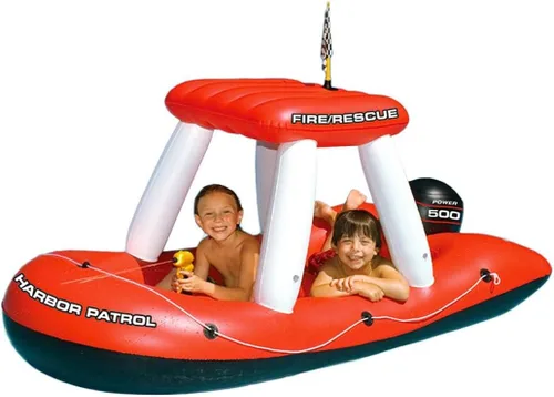 Miniatura 8 de Swimline ORIGINAL Flotador inflable de OVNI en forma de nave espacial para piscina con láser de flujo constante y pistola de agua para niños
