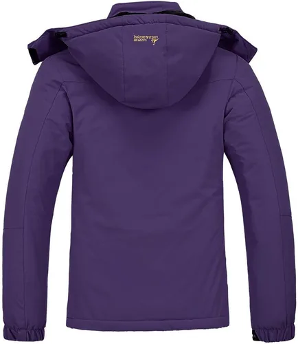 Miniatura 2 de MOERDENG Women's Waterproof Ski Jacket Warm Winter Snow Coat Mountain Windbreaker Hooded Raincoat Jacket
