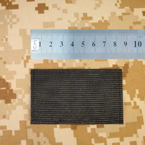 Miniatura 6 de Parche militar de Brassard MP Laser Tactical Morale Army bordado Touch Fastener Patch (negro y blanco)