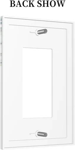 Miniatura 4 de Hojas de eucalipto, vegetación, flores de vid, sencillez, cubiertas decorativas de salida de 1 pandilla, placa de pared para interruptor de luz