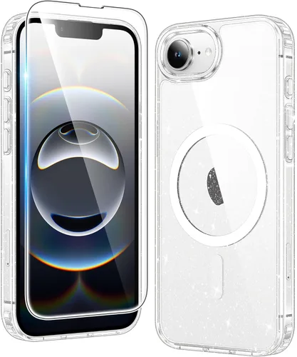 Miniatura 579 de FNTCASE Funda para iPhone 13 Pro-Max: Fundas magnéticas transparentes compatibles con Magsafe Slim anti amarillamiento protección contra caídas