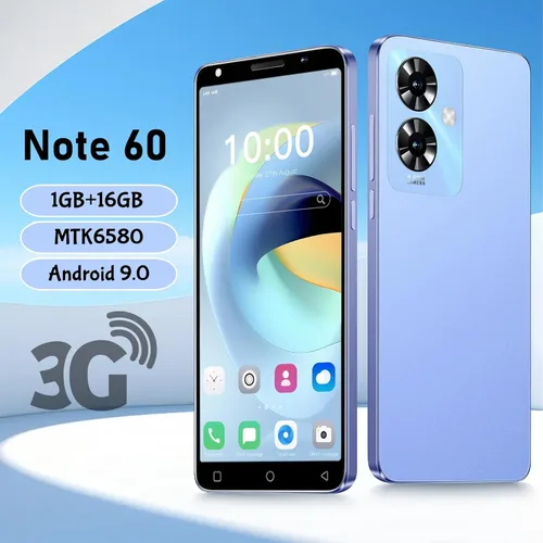 Miniatura 6 de Note 60 Teléfonos móviles, pantalla HD de 5.0 pulgadas, cámara dual SIM dual, 16 GB de ROM 【Ampliable hasta 128 GB】, compatible con Negro