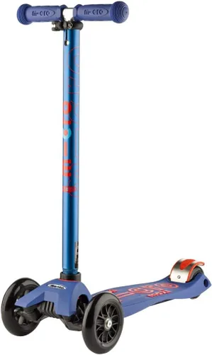 Miniatura 2 de Micro Kickboard - Maxi Deluxe de 3 ruedas, inclinado para conducir, scooter Micro de diseño suizo para niños, de 5 a 12 años Azul