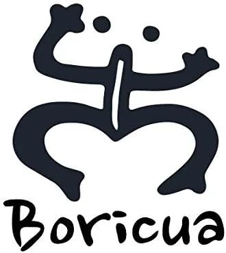 Boricua Coqui Puerto Rico Taino - Calcomanía de vinilo de 5 pulgadas, diseño de rana para automóvil, SUV, camión, calcomanía para automóvil, Boriken