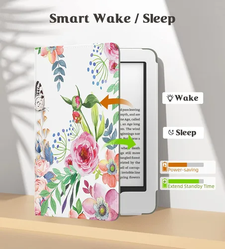 Miniatura 5 de MoKo Funda para Kindle de 6 pulgadas (11ª generación, versión 2024/2022)/(10ª/8ª generación, 2019/2016), carcasa de poliuretano ultraligera