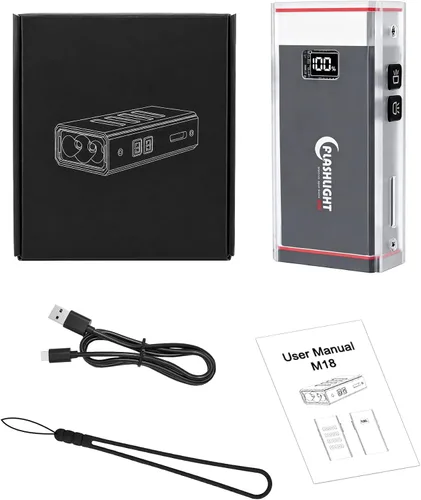 Miniatura 9 de Linterna EDC recargable, linterna de bolsillo brillante de 3300 lúmenes, mini linternas con carcasa luminosa y magnética, linternas impermeables