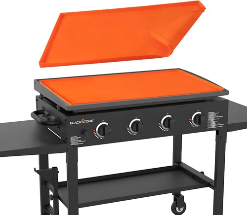 Miniatura 9 de Cubierta protectora de silicona de 17" para plancha Blackstone, alfombrilla de plancha de silicona resistente de grado alimenticio, protege