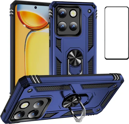 Miniatura 103 de Funda para Xiaomi redmi Note 12 Pro Plus 5G con protector de pantalla, soporte delgado protección militar a prueba de golpes Armor Defender Funda