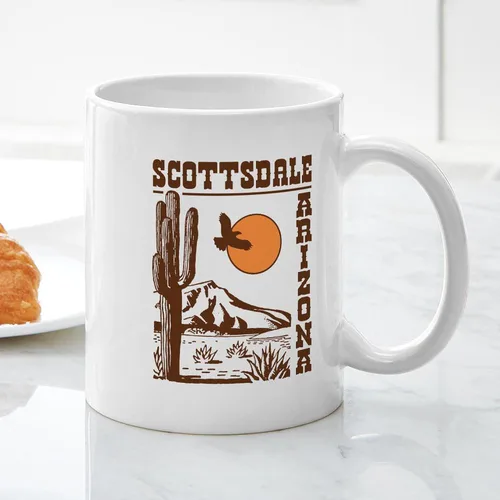 Miniatura 5 de CafePress Scottsdale Arizona - Taza de café de cerámica (11 oz), 11.0 fl oz Blanco - Taza Scottsdale Arizona