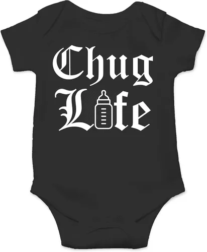 Miniatura 9 de AW Fashions Chug Life - Body para bebé divertido, lindo y cómodo - Ropa de moda para recién nacidos