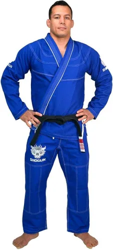 Miniatura 7 de SHOGUN Fight Jiu Jitsu Gi Tao Premium 15.87oz tejido de perlas de algodón BJJ