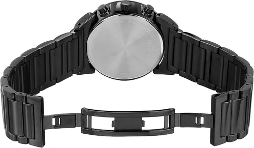 Miniatura 6 de Bulova 98B215 reloj de cuarzo japonés con visualización analógica para hombre color negro