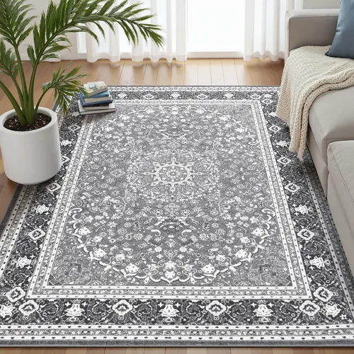 Miniatura 44 de Lofus Alfombra de pasillo de 2 x 10 pies para pasillos, alfombra verde lavable con parte trasera de goma antideslizante, alfombra suave de pelo bajo