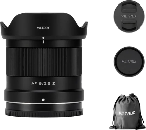 VILTROX AF 9mm F2.8 Lente APS-C para Z-Mount, Lente Prime Ultra Gran Angular de Enfoque Automático Compatible con Cámaras Nikon Z-Mount Z6III ZF Z9