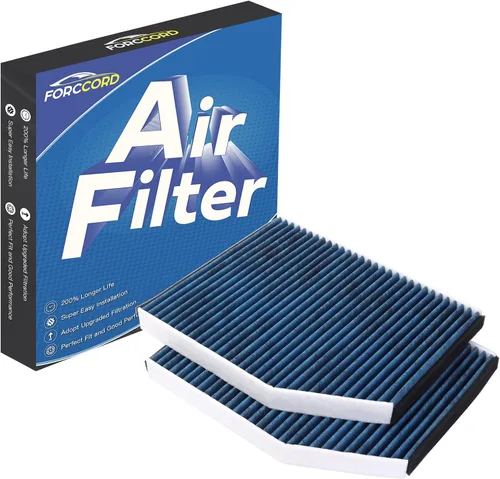 Miniatura 7 de Filtro de aire de cabina externo para Tesla Model X 2015 2016 2017 2018 2019 2020 Filtro de admisión Actualización de carbón activado de repuesto