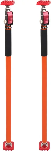 Gatos de gabinete, poste de soporte ajustable, herramienta de tercera mano, se extiende de 35-63 pulgadas (90-160cm), capacidad de 150 libras | Todo