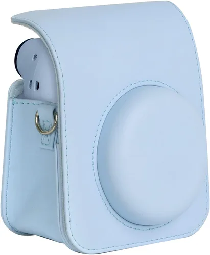 Miniatura 3 de Funda para cámara instantánea Fujifilm Instax Mini 12, funda de PU con correa extraíble para cámara Fujifilm Instax Mini 12 (azul)