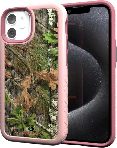 Miniatura 94 de cellhelmet Mossy Oak Agua Yellowfin Funda de doble capa en gris diseñada para iPhone 13 Mini a prueba de golpes y caídas, duradera, como se ve