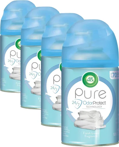 Miniatura 8 de Air Wick - repuestos en espray para ambientador automático, olor a ropa fresca, 1 unidad, aceites esenciales, neutraliza malos olores