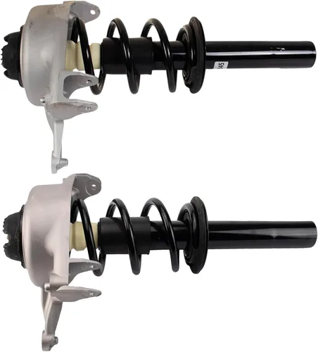 Miniatura 289 de TRQ Conjunto de Amortiguador y Resorte Delantero Cargado con Resorte Helicoidal Pre-ensamblado Compatible con Jeep Cherokee Limited AWD 14-22 Sin