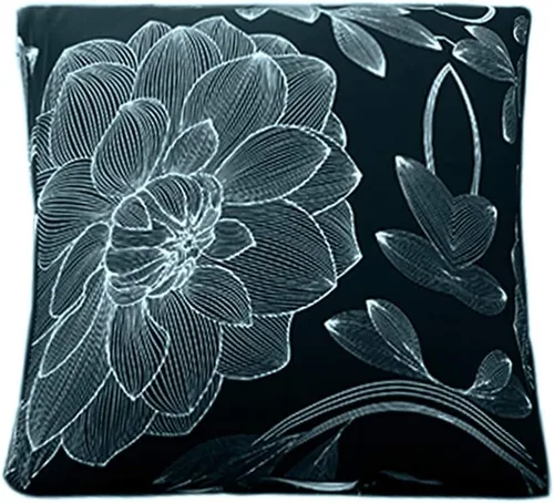 Miniatura 19 de HOTNIU Funda de sofá seccional de 2 piezas, funda elástica suave para sofá en forma de L, funda de sofá modular moderna con estampado para sala