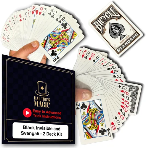 Miniatura 22 de Ilusiones de cartas para magos principiantes a profesionales: aparición, teletransporte, transformando milagros (Baraja Svengali azul)