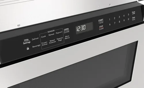 Miniatura 14 de Sharp SMD2420MS - Horno de microondas integrado con cajón de 24 pulgadas, 1.2 pies cúbicos, acero inoxidable, panel de control táctil, tecnología