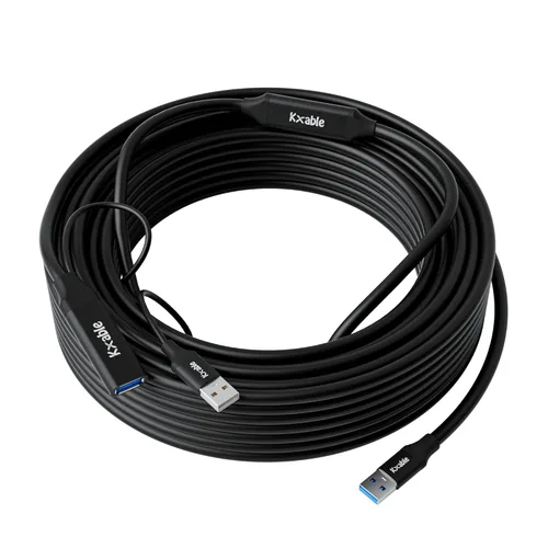 Miniatura 11 de Cable de extensión USB 3.0 de 1 pie (paquete de 2), cable extensor tipo A macho a hembra, trenzado de nailon, transferencia de datos de 5 Gbps